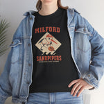 Milford Sandpipers T-Shirt (Heavyweight) - Vintage Defunct Baseball Teams - Delaware
