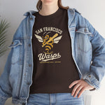 San Francisco Wasps T-Shirt (Heavyweight) - Vintage Defunct Baseball Teams - California