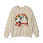 Bend Rainbows Crewneck Sweatshirt - Vintage Defunct Baseball Teams - Oregon
