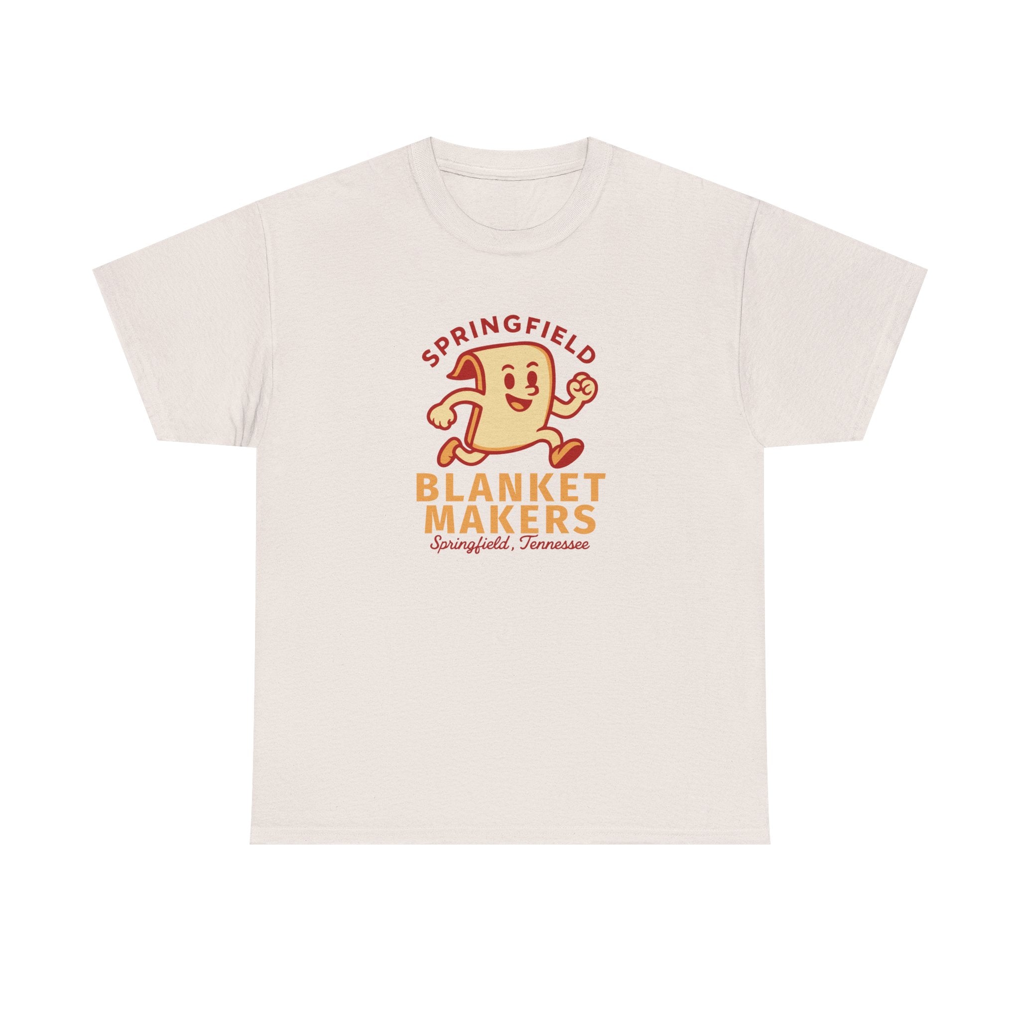 Springfield Blanket Makers T-Shirt (Heavyweight) - Vintage Defunct Baseball Teams