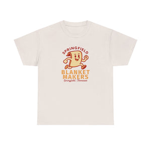 Springfield Blanket Makers T-Shirt (Heavyweight) - Vintage Defunct Baseball Teams
