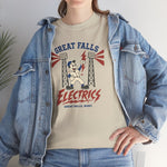 Great Falls Electrics T-Shirt (Heavyweight) - Vintage Defunct Baseball Teams - Montana