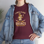 Lewiston Broncs T-Shirt (Heavyweight) - Vintage Defunct Baseball Teams - Idaho