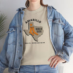 Amarillo Gold Sox T-Shirt (Heavyweight) - Vintage Defunct Baseball Teams - Texas