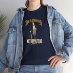 Deadwood Metropolitans T-Shirt (Heavyweight) - Vintage Defunct Baseball Teams - South Dakota
