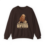 La Grande Spuds Crewneck Sweatshirt - Vintage Defunct Baseball Teams - Oregon