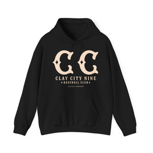 Clay City Nine Hoodie - Vintage Defunct Baseball Teams