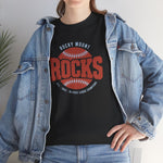 Rocky Mount Rocks T-Shirt (Heavyweight) - Vintage Defunct Baseball Teams - North Carolina