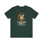 Clinton Owls T-Shirt (Premium Lightweight) - Vintage Defunct Baseball Teams - Iowa