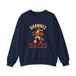 Shawnee Hawks Crewneck Sweatshirt - Vintage Defunct Baseball Teams - Oklahoma