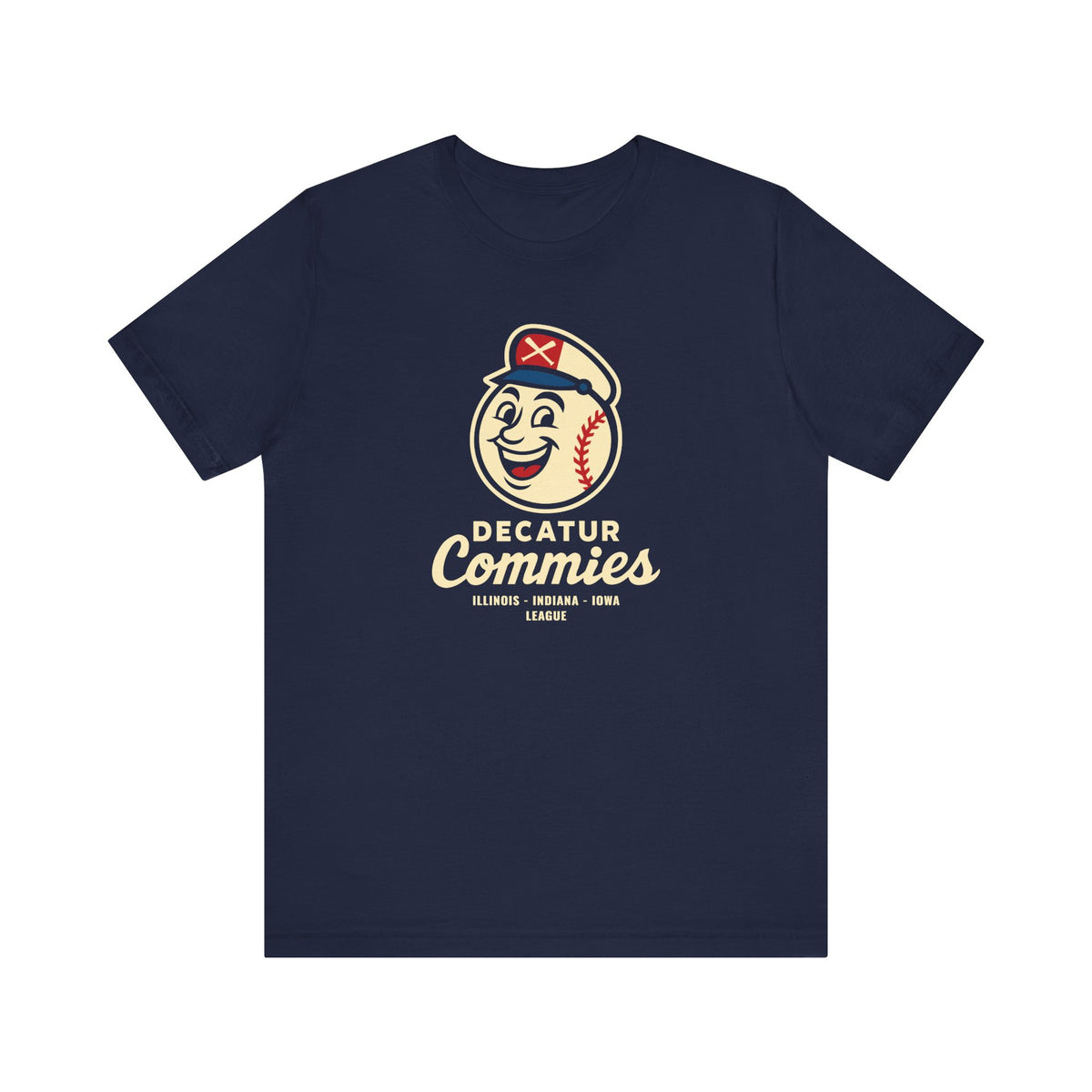 Decatur Commies T-Shirt (Premium Lightweight) - Vintage Defunct Baseba ...