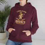 Lewiston Broncs Hoodie - Vintage Defunct Baseball Teams - Idaho