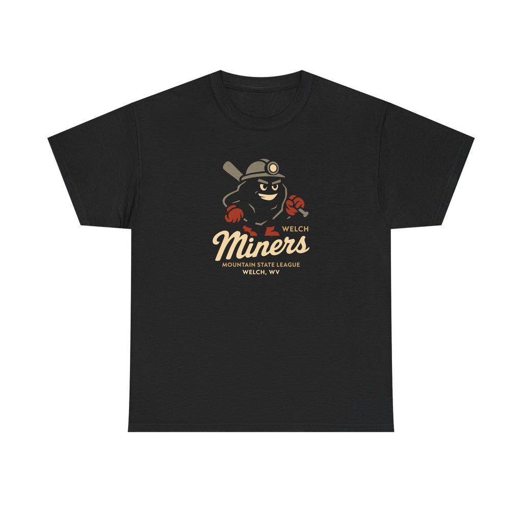 Welch Miners T-Shirt (Heavyweight) - Vintage Defunct Baseball Teams