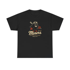 Welch Miners T-Shirt (Heavyweight) - Vintage Defunct Baseball Teams
