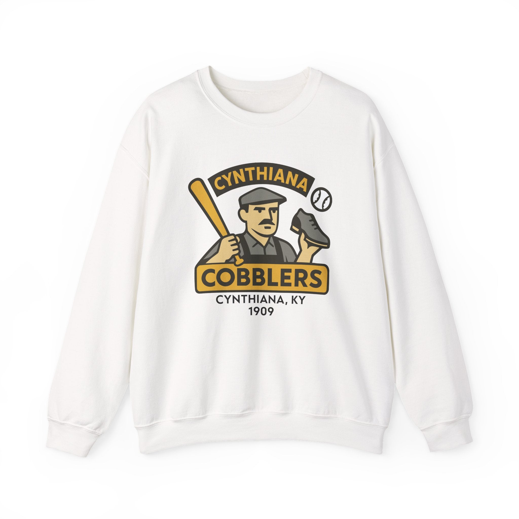 Cynthiana Cobblers Crewneck Sweatshirt - Vintage Defunct Baseball Teams