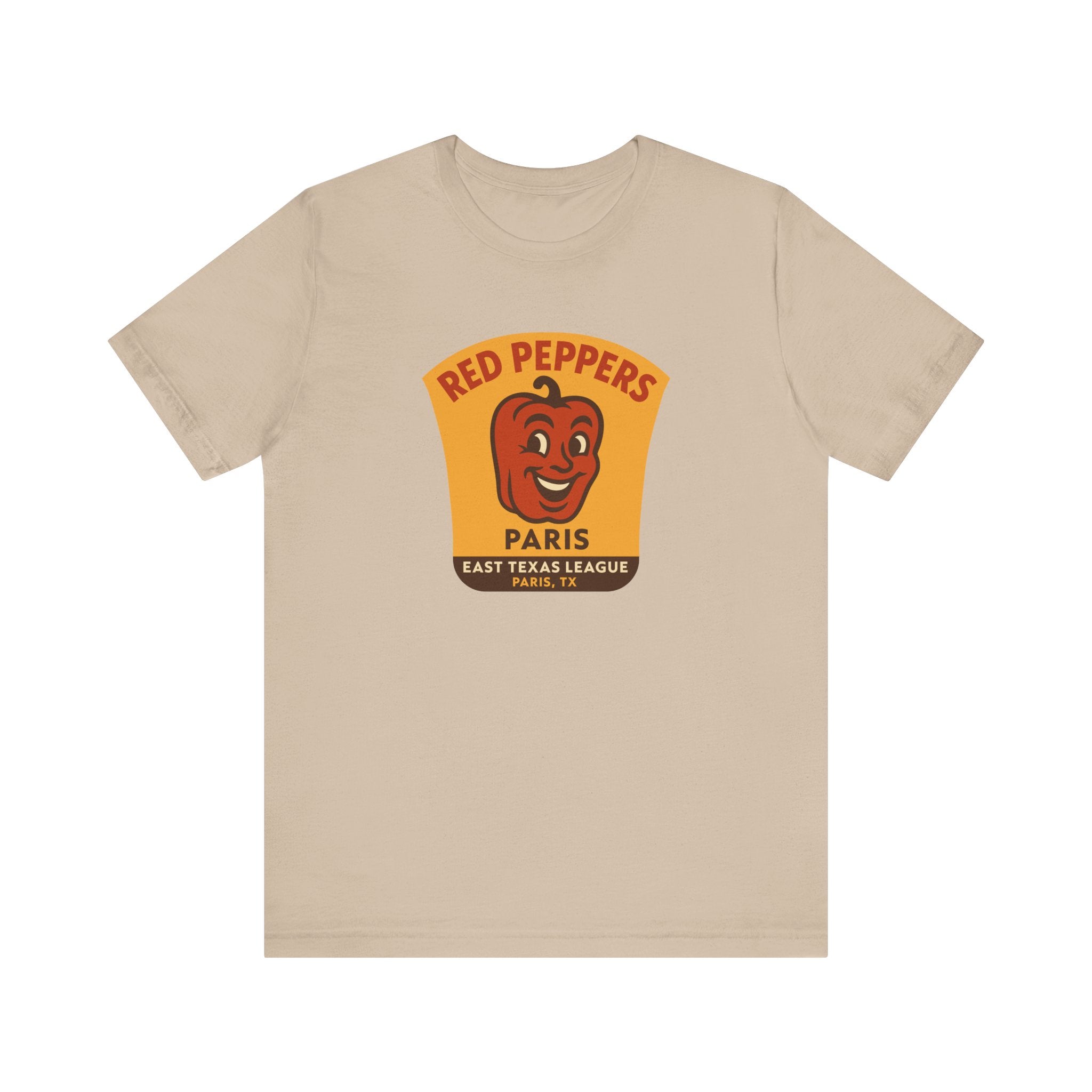 Paris Red Peppers T-Shirt (Premium Lightweight) - Vintage Defunct Baseball Teams