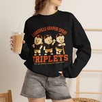 Leaksville-Draper-Spray Triplets Crewneck Sweatshirt - Vintage Defunct Baseball Teams - North Carolina