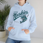 Muskegon Muskies Hoodie - Vintage Defunct Baseball Teams - Michigan
