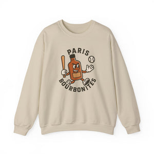 Paris Bourbonites Crewneck Sweatshirt - Vintage Defunct Baseball Teams