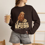 La Grande Spuds Crewneck Sweatshirt - Vintage Defunct Baseball Teams - Oregon