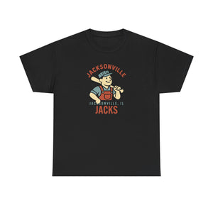 Jacksonville Jacks T-Shirt (Heavyweight) - Vintage Defunct Baseball Teams
