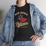 New Iberia Pelicans T-Shirt (Heavyweight) - Vintage Defunct Baseball Teams - Louisiana
