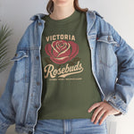 Victoria Rosebuds T-Shirt (Heavyweight) - Vintage Defunct Baseball Teams - Texas