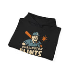 Burlington Flints Hoodie - Vintage Defunct Baseball Teams - Iowa