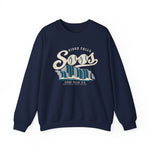 Sioux Falls Soos Crewneck Sweatshirt - Vintage Defunct Baseball Teams - South Dakota