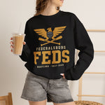 Federalsburg Feds Crewneck Sweatshirt - Vintage Defunct Baseball Teams - Maryland