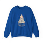 Bismarck Capitals Crewneck Sweatshirt - Vintage Defunct Baseball Teams - North Dakota