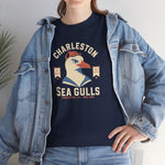 Charleston Sea Gulls T-Shirt (Heavyweight) - Vintage Defunct Baseball Teams - South Carolina