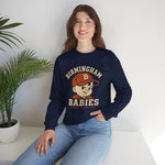Birmingham Babies Crewneck Sweatshirt - Vintage Defunct Baseball Teams - Alabama