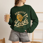 Danville Leafs Crewneck Sweatshirt - Vintage Defunct Baseball Teams - Virginia