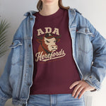 Ada Herefords T-Shirt (Heavyweight) - Vintage Defunct Baseball Teams - Oklahoma