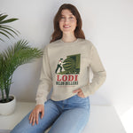 Lodi Melon Rollers Crewneck Sweatshirt - Vintage Defunct Baseball Teams - California
