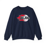 Bakersfield Blaze Crewneck Sweatshirt - Vintage Defunct Baseball Teams - California