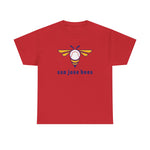 San Jose Bees 1980s Style T-Shirt (Heavyweight) - Vintage Defunct Baseball Teams - California