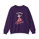 Fargo Divorcees Crewneck Sweatshirt - Vintage Defunct Baseball Teams - North Dakota