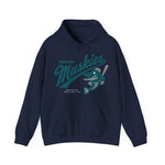 Muskegon Muskies Hoodie - Vintage Defunct Baseball Teams - Michigan