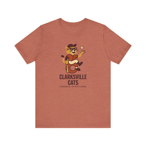 Clarksville Cats T-Shirt (Premium Lightweight) - Vintage Defunct Baseball Teams
