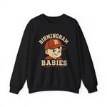 Birmingham Babies Crewneck Sweatshirt - Vintage Defunct Baseball Teams - Alabama
