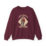 Lake Charles Skippers Crewneck Sweatshirt - Vintage Defunct Baseball Teams - Louisiana