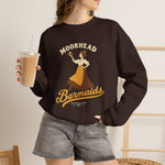 Moorhead Barmaids Crewneck Sweatshirt - Vintage Defunct Baseball Teams - Minnesota