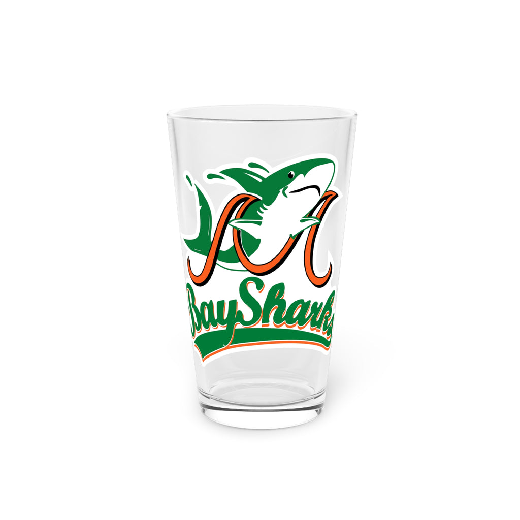Mobile Baysharks Pint Glass, 16oz