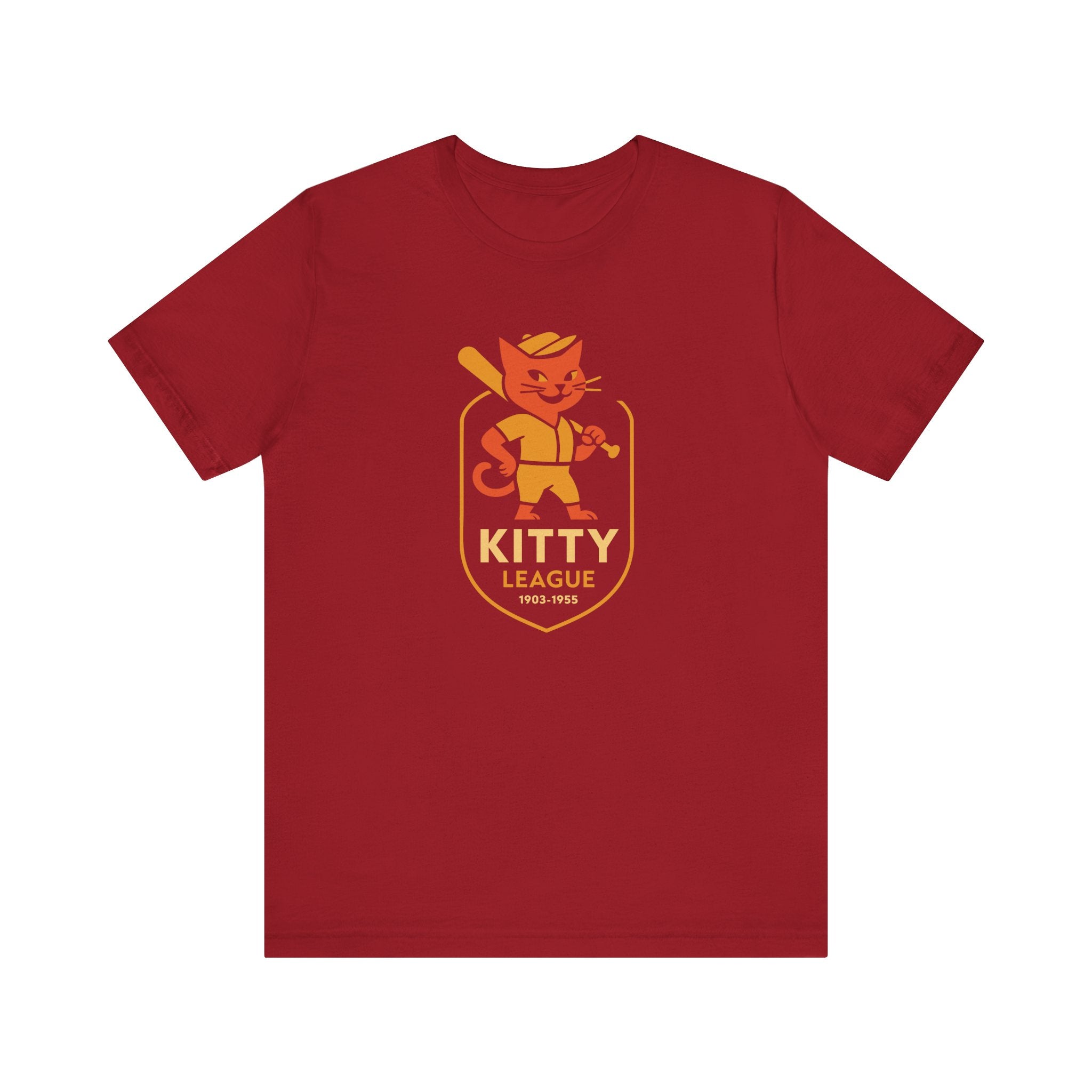 Kitty League T-Shirt (Premium Lightweight) - Vintage Defunct Baseball Teams