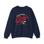 Chickasha Chiefs Crewneck Sweatshirt - Vintage Defunct Baseball Teams - Oklahoma