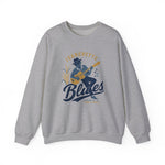 Jeanerette Blues Crewneck Sweatshirt - Vintage Defunct Baseball Teams - Louisiana