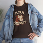 Ada Herefords T-Shirt (Heavyweight) - Vintage Defunct Baseball Teams - Oklahoma