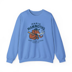 Paris Mammoths Crewneck Sweatshirt - Vintage Defunct Baseball Teams
